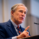 Texas Governor Greg Abbott speaks during the Houston Region Business Coalition’s monthly meeting on October 27, 2021, in Houston, Texas.